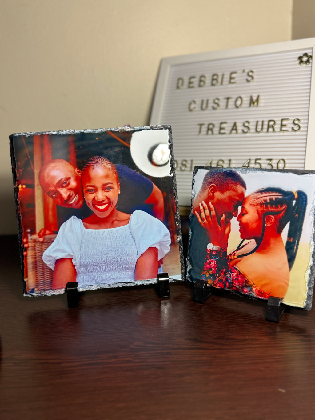 Stone photo slate