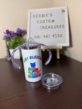Baby’s stainless steel sip cup