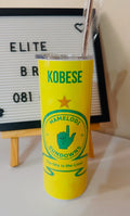 Soccer themed personalised tumbler